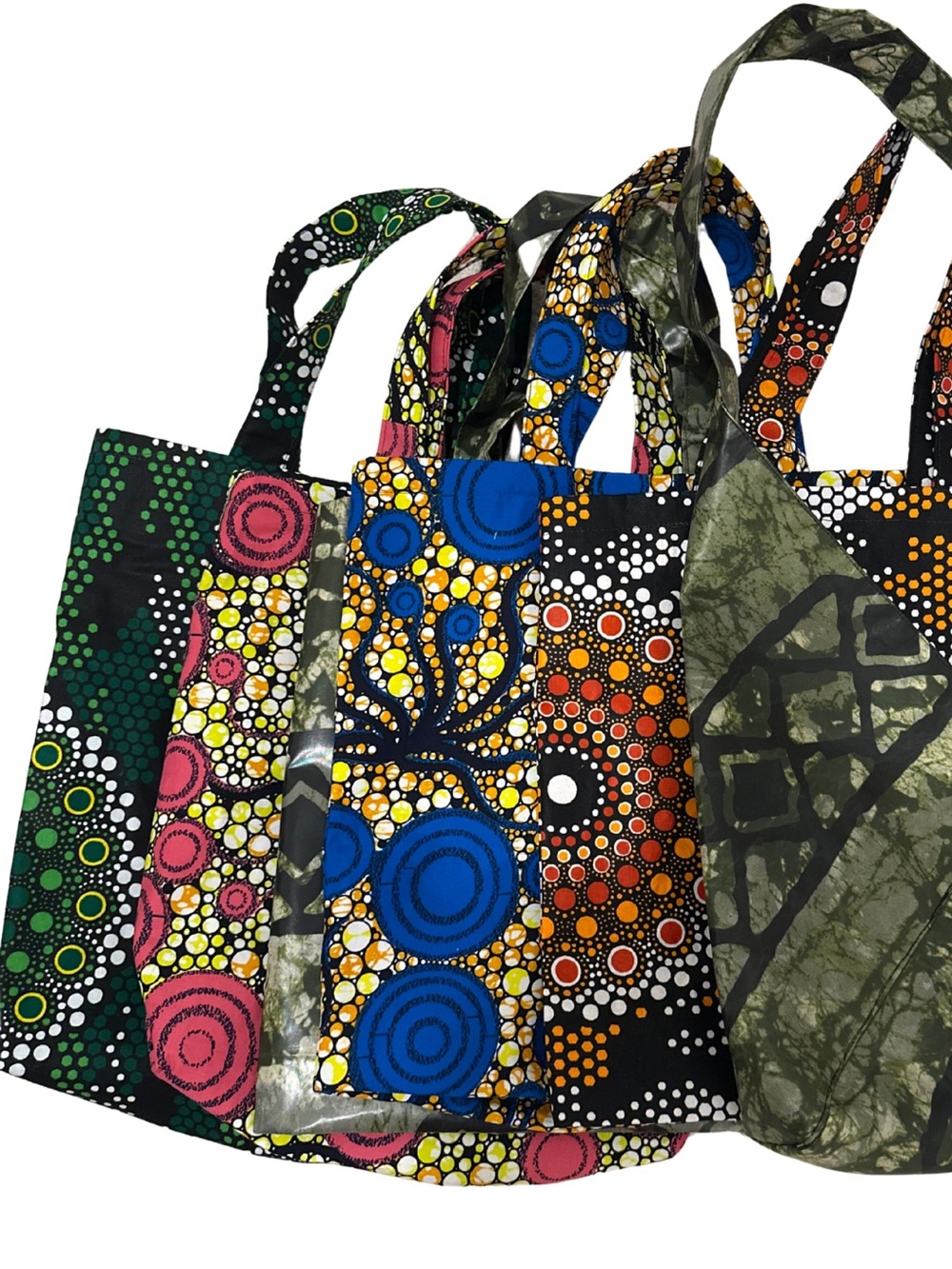 Ankara print handmade totes